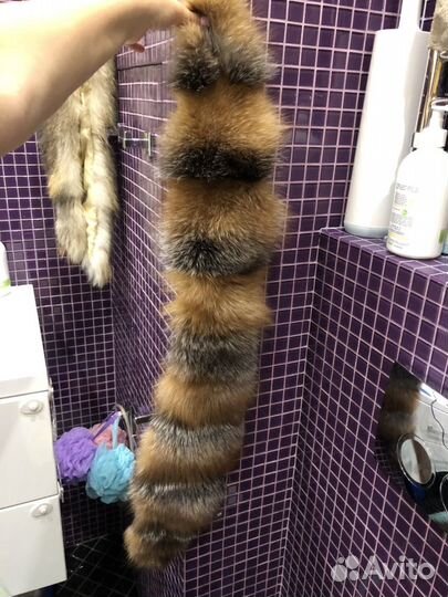Хвост натуральный мех