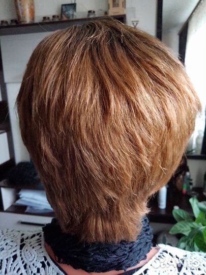 Парик из натуральных волос новый