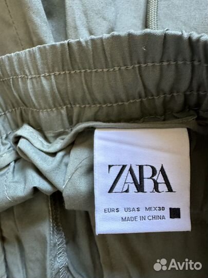 Брюки джоггеры zara