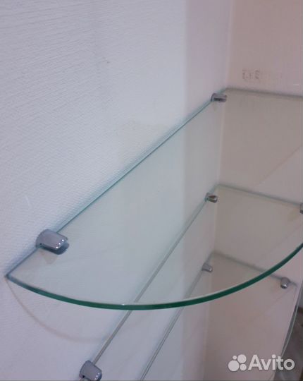 Полка стеклянная 3 шт
