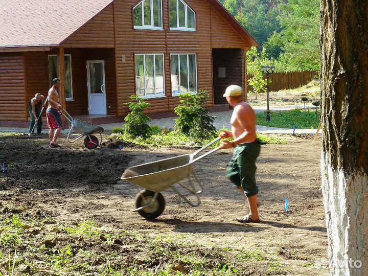 Уборка территории Спил Покос Копка Расчистка