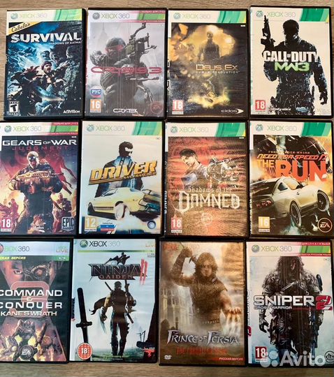 Диски игры Xbox 360 и Psp. Новые