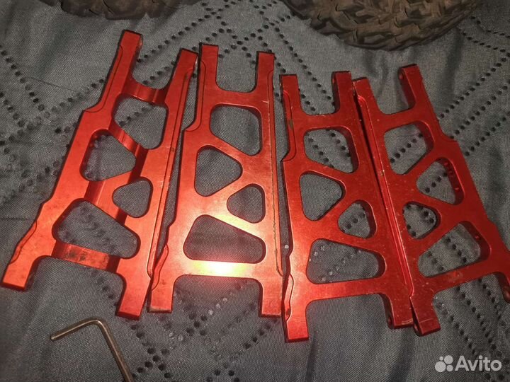 Алюминиевые рычаги traxxas slash (9emu)