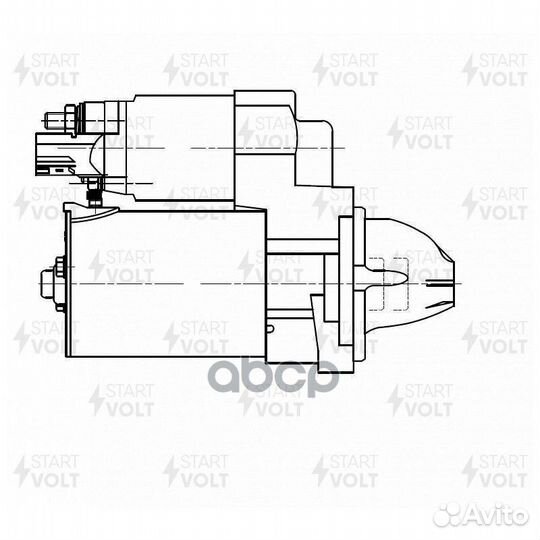 Стартер для а/м Toyota Auris E15 (07) /Verso LS