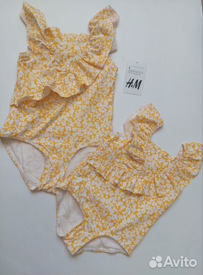 Купальник слитный новый для девочки