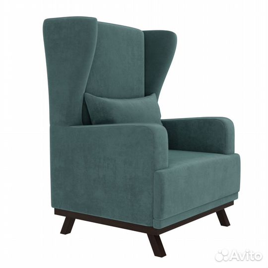 Кресло Джон велюр коричневый