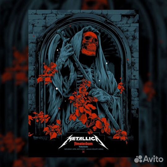 Мерч с нового тура Metallica 72 Seasons (2023/24)