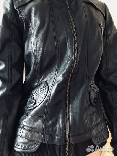Куртка женская кожаная