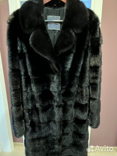 Шуба норковая 42 44 поперечка