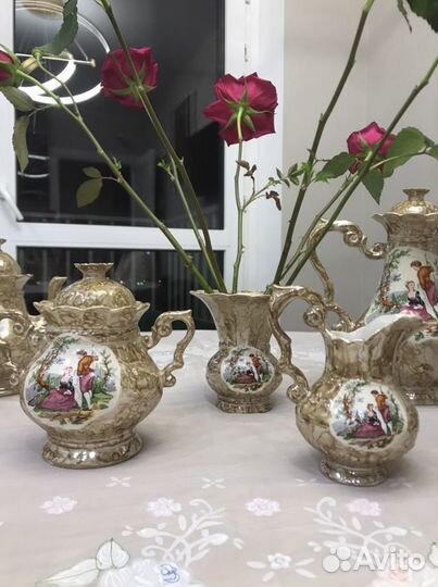 Пара сервизов: чайный и кофейный на 6 персон