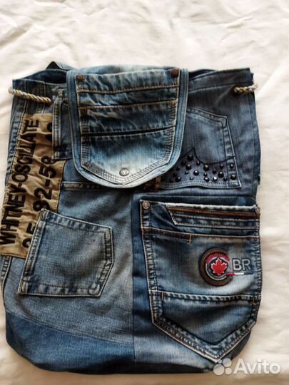 Рюкзак джинсовый