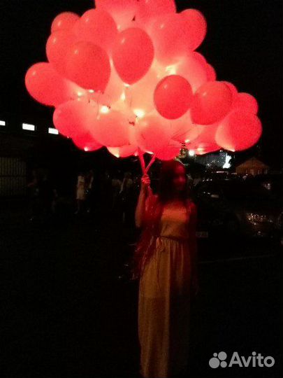 Светящиеся гелиевые шары