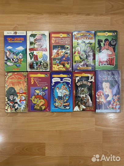 Видеокассеты мультфильмы