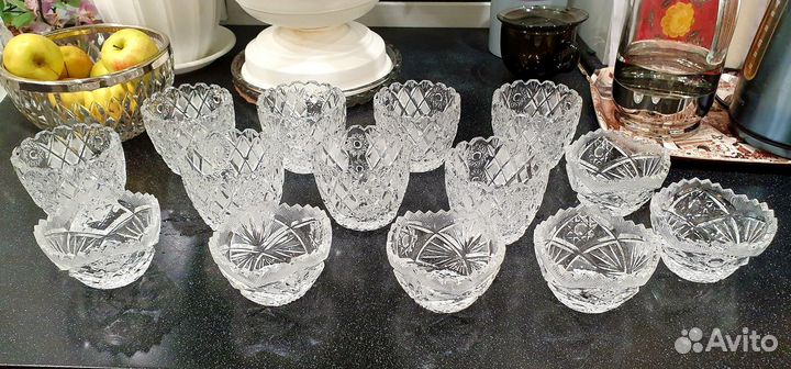 Ваза хрустальная