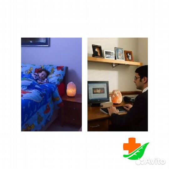 Соляная лампа wonder life Скала 3-4 кг