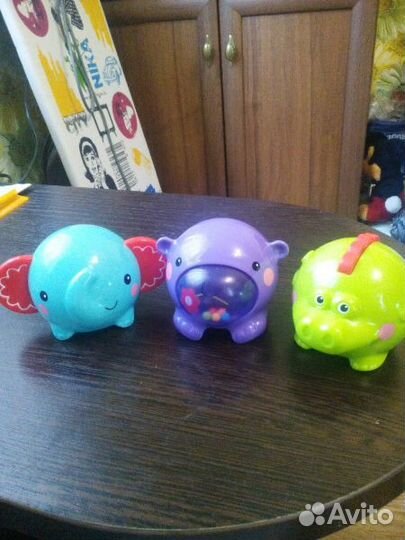 Пирамида-кубики-погремушки fisher price