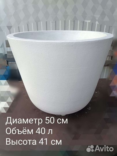 Уличные вазоны бетонные