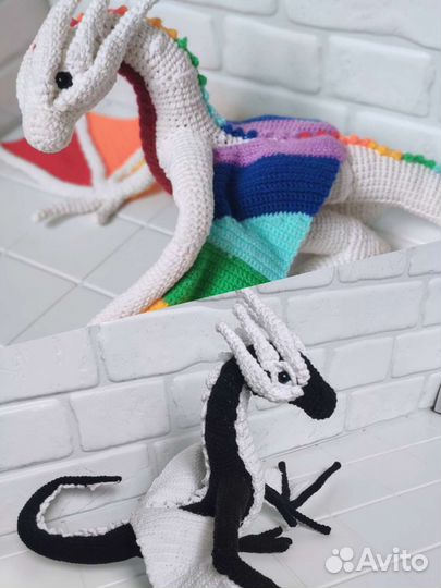 Дракон вязаный 