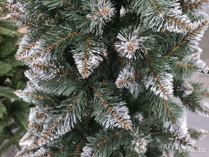 Ель пвх с белыми кончиками