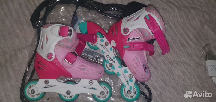 Роликовые коньки детские раздвижные
