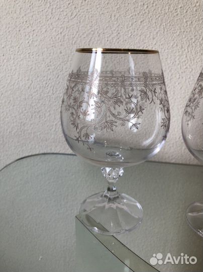 Хрустальные бокалы Bohemia