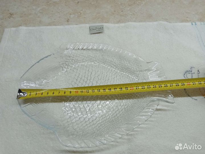 Тарелки стеклянные 6 шт