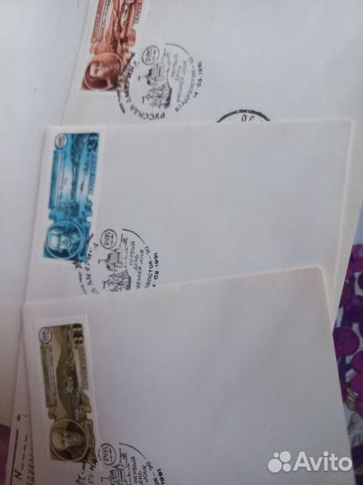 Конверты первого дня Минсвязи СССР