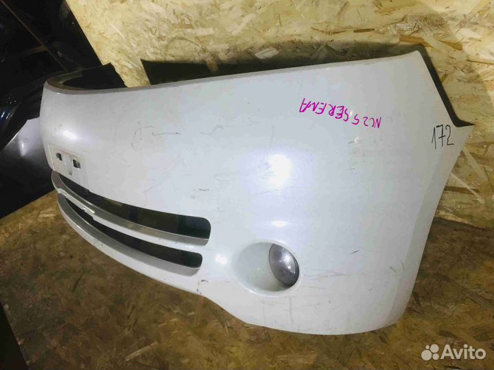 Бампер передний Дорест Nissan Serena C25 Белыйдефе