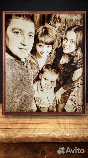 Выжигание на дереве /Photo Gift
