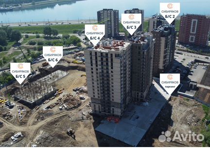 Ход строительства ЖК «Сибиряков» 3 квартал 2023