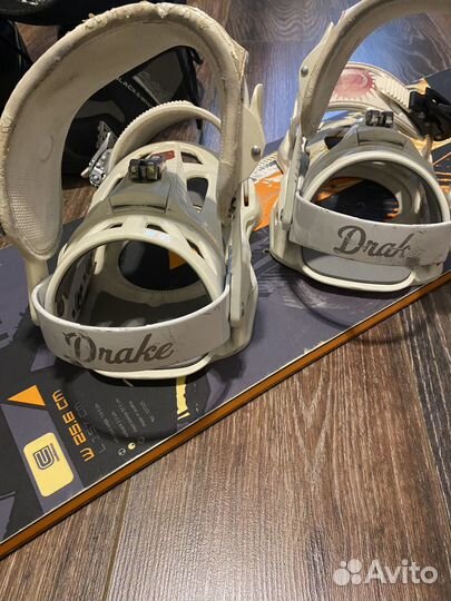 Сноуборд комплект с креплениями мужской