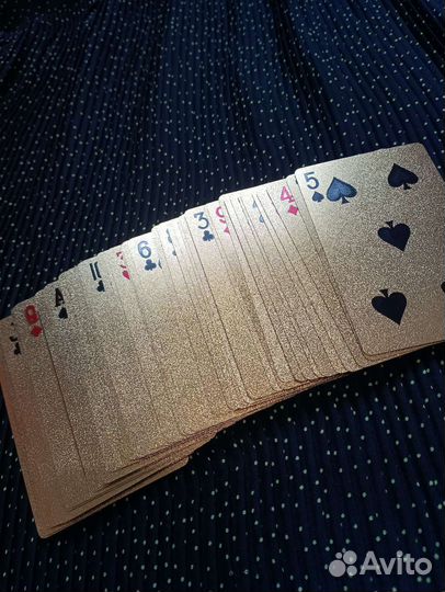 Пластиковые игральные карты 54 шт