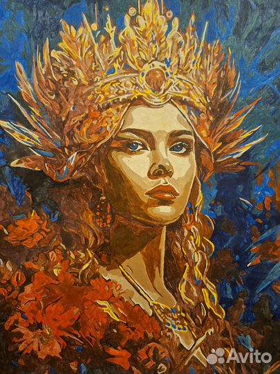 Интерьерная картина ручная работа