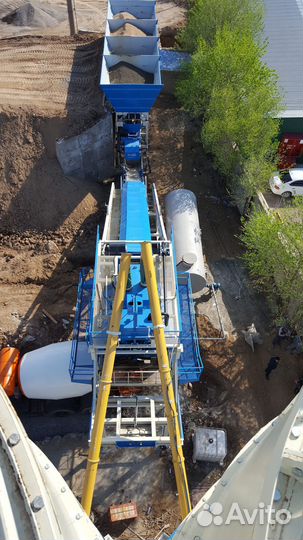 Бетонный завод с адаптацией под площадку