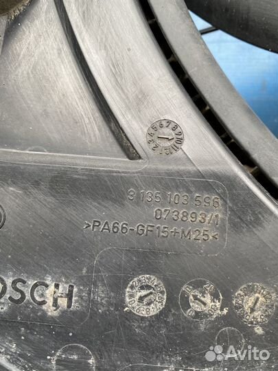 Вентилятор охлаждения на BMW E87 N46