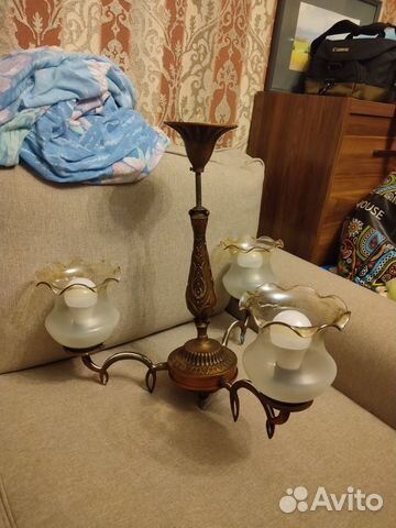 Красивая люстра советского времени ретро