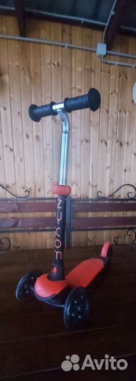Самокат детский трехколесный б/у