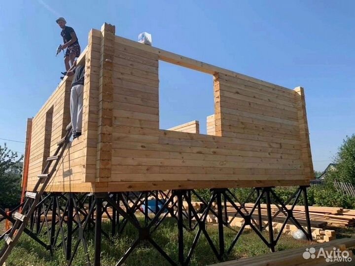 Монтаж винтовых свай