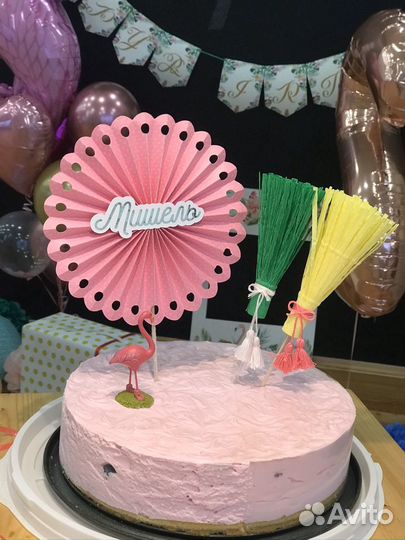 Декор фламинго пати для дня рождения)
