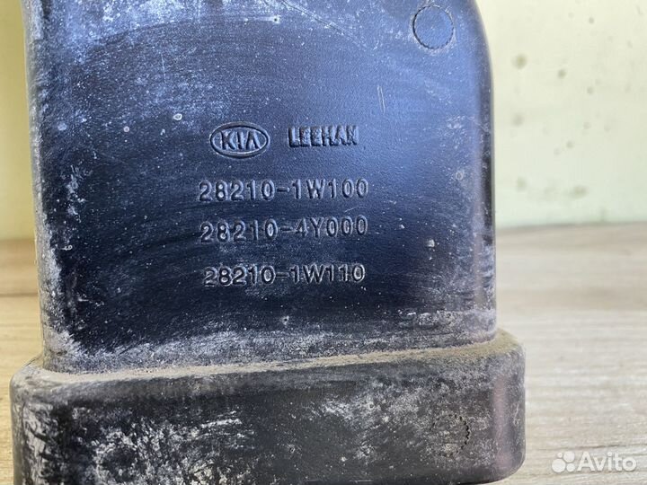 Патрубок воздухозаборника kia rio 3