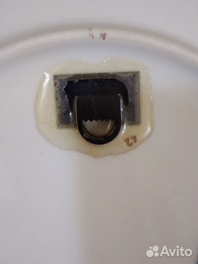 Настенная интерьерная тарелка cobalt, Чехословакия