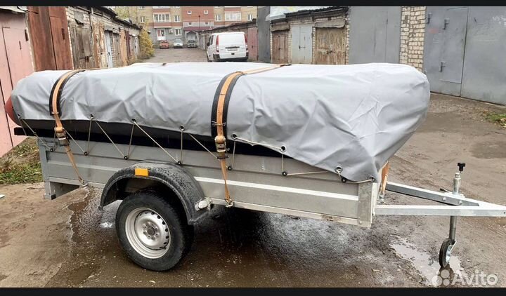 Тент из пвх для перевозки лодки 3-3,2 м