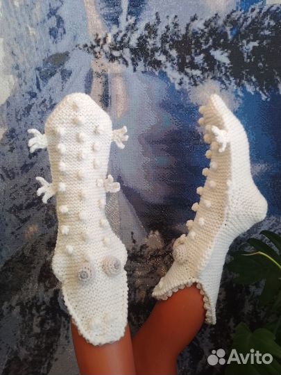 Носки вязаные ручной работы