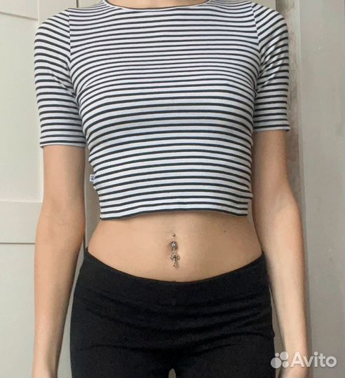 Топ в полоску