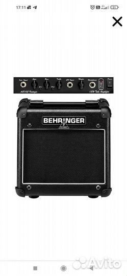 Ламповый комбик Behringer