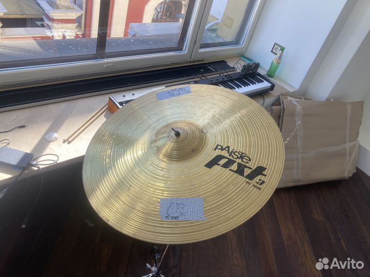 Тарелки комплект (Sabian sbr, Paiste pst 3 )