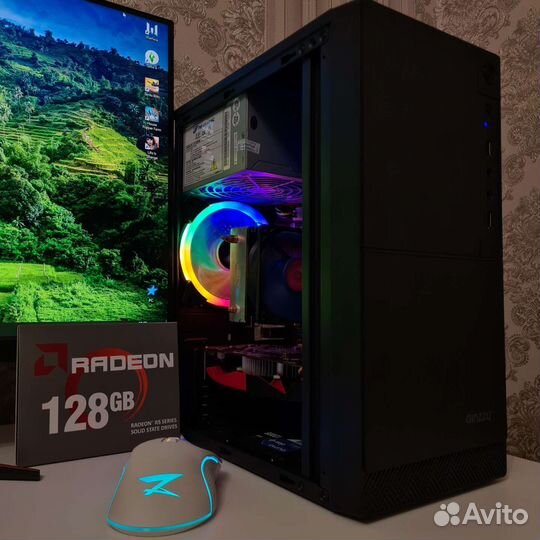 Мощный Игровой Компьютер AMD A8/GTX 750/8GB озу