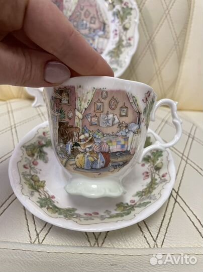 Чайная пара трио old iak palace ежевичная поляна