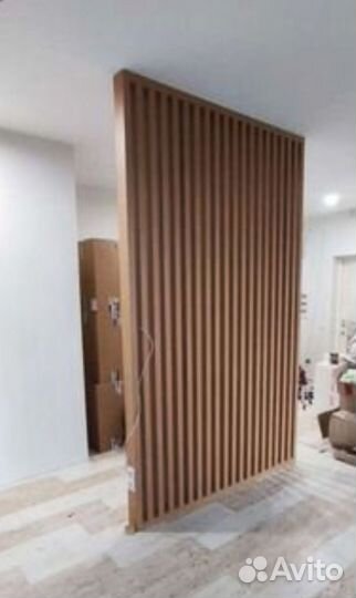 Перегородка реечная для зонирования