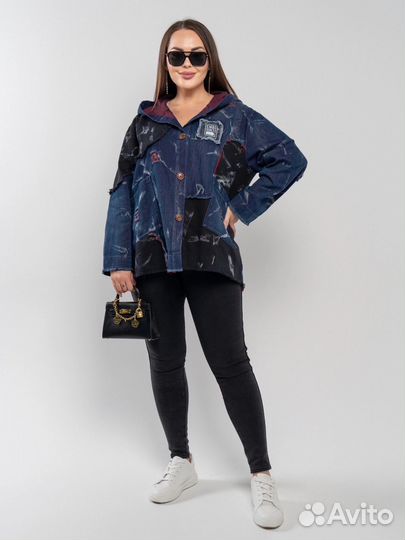 Джинсовая куртка 50р до 64р